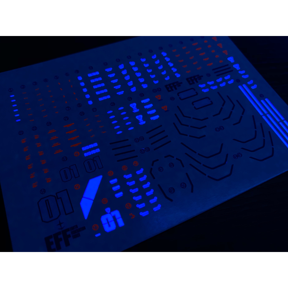 【Max模型小站】雪焰 HG 04 GTO 局地鋼彈 水中型 螢光版 高精度專用 水貼-細節圖3