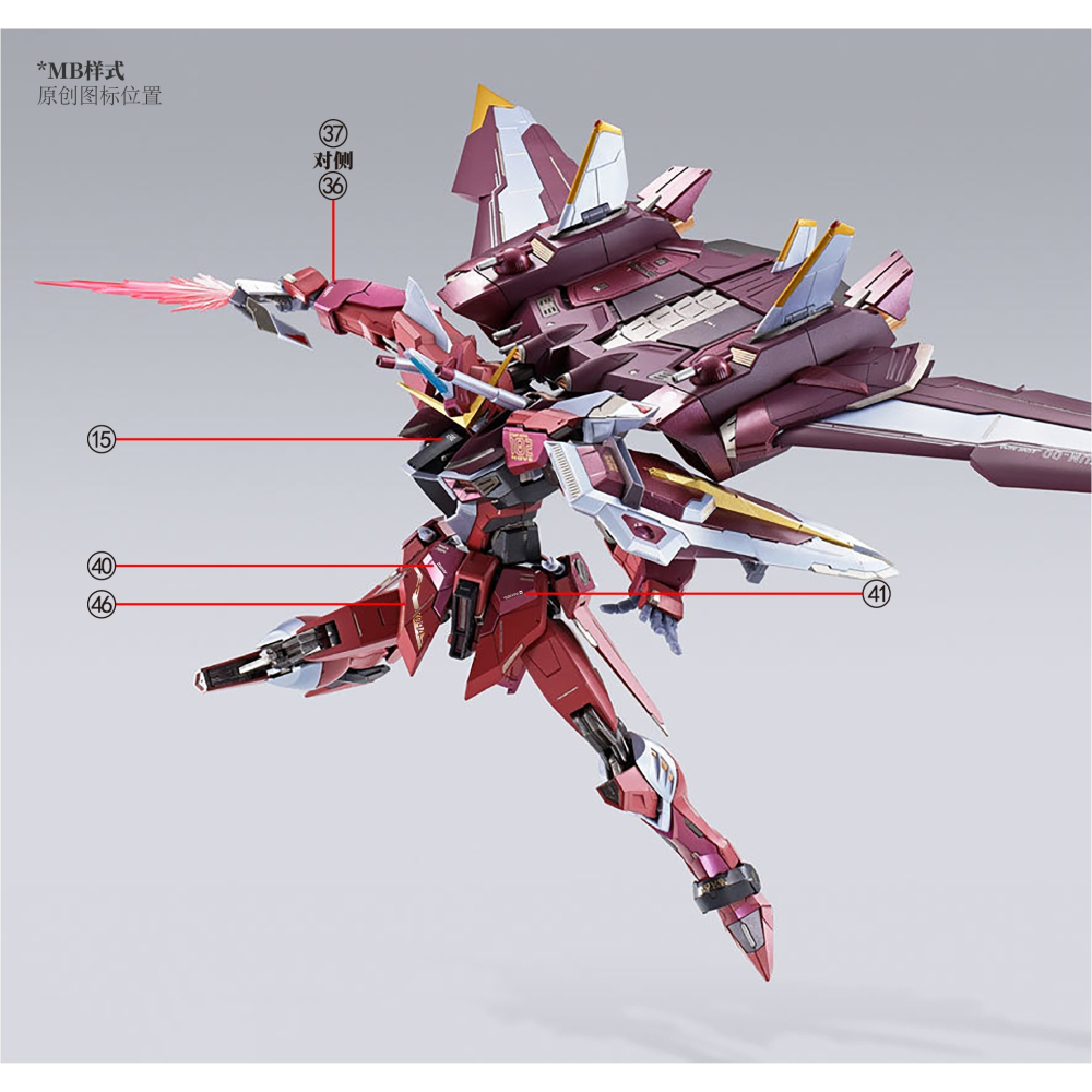 【Max模型小站】拾壹零 MG 1/100 ZGMF-X09A 正義 MB樣式 8831 高清 水貼-細節圖4