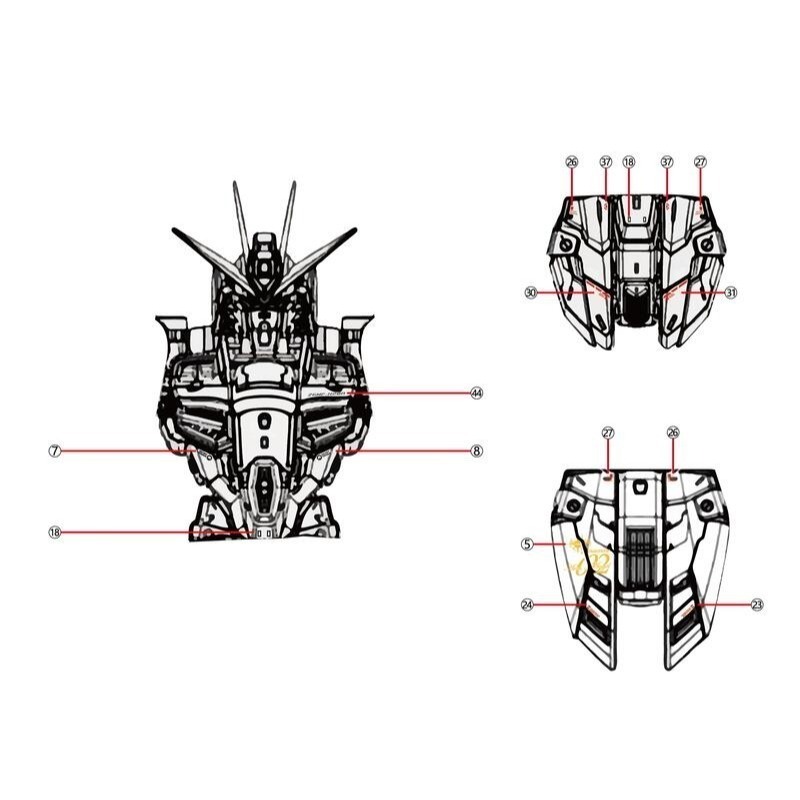 【Max模型小站】拾壹零 MGEX 攻擊自由鋼彈 Strike Freedom 魂藍樣式 水貼-細節圖4