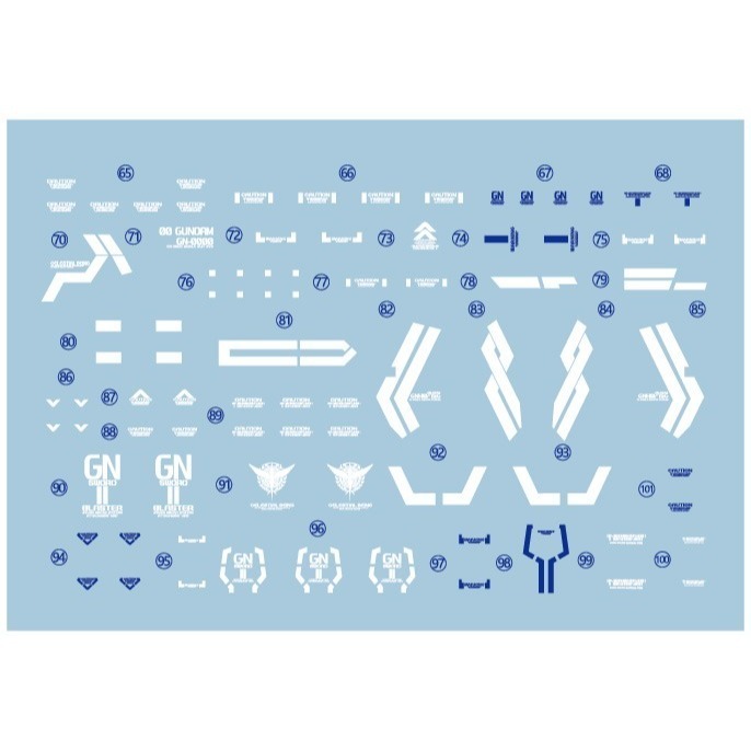 【Max模型小站】拾壹零 MG 00 七劍 MB樣式 MG00R 水貼-細節圖3