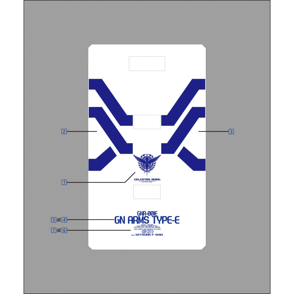 【Max模型小站】拾壹零 MB GNR-001ED 馬甲E型D型 概念 經典 地台 水貼-細節圖3