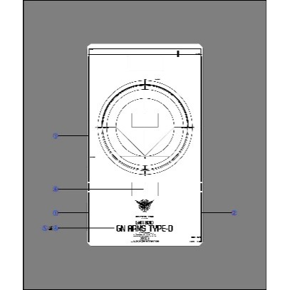 【Max模型小站】拾壹零 MB GNR-001ED 馬甲E型D型 概念 經典 地台 水貼-細節圖5