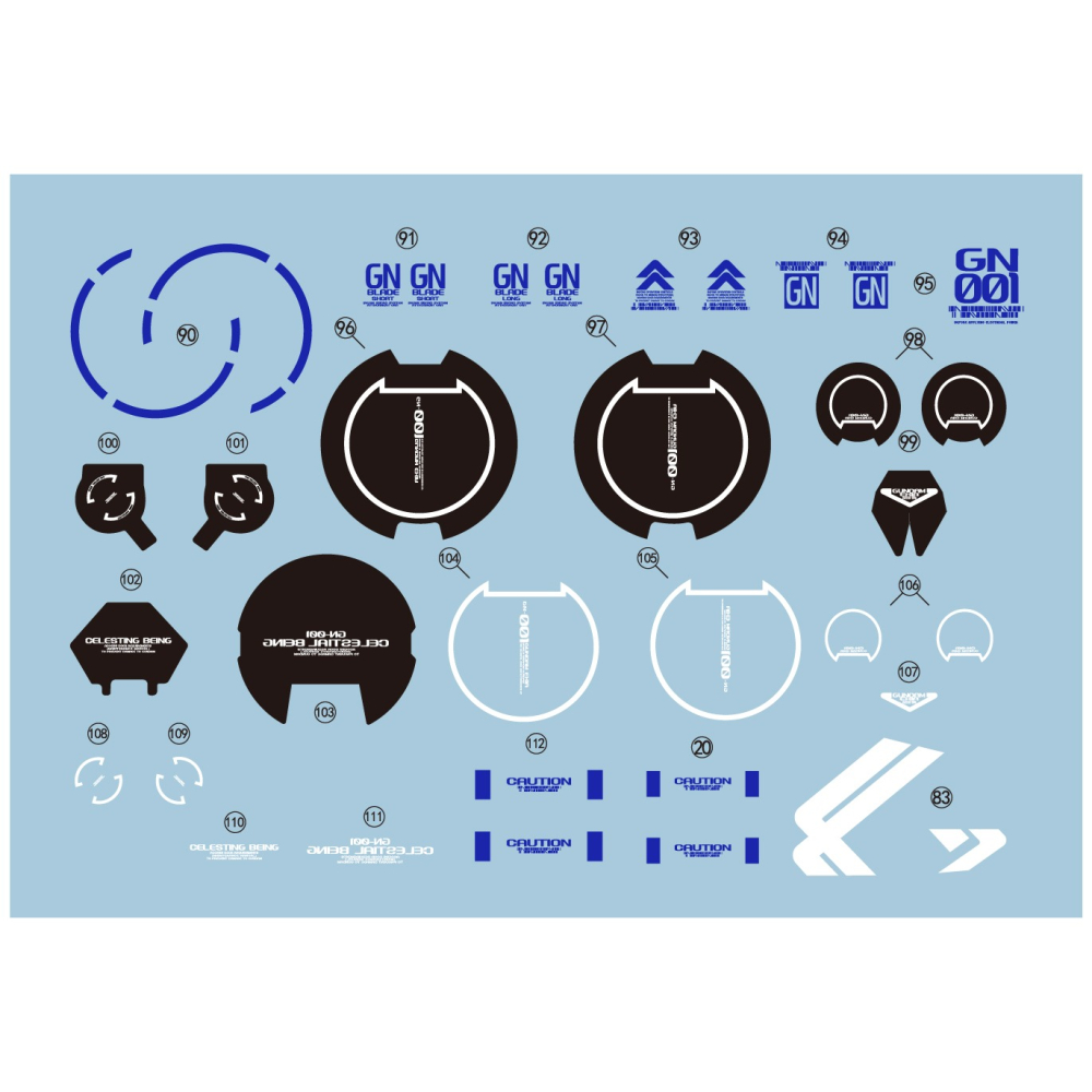 【Max模型小站】拾壹零 PG 能天使水貼-細節圖3