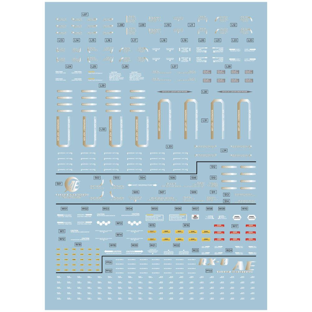 【Max模型小站】拾壹零 PG 1/60 RX-0[N] 報喪女妖 命運女神 瀧川虛至 水貼-細節圖3