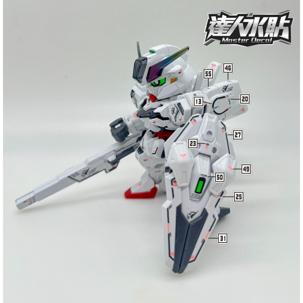 【Max模型小站】達人 (S001) SD SDCS 異靈 女星魔女 模型 螢光水貼-細節圖4