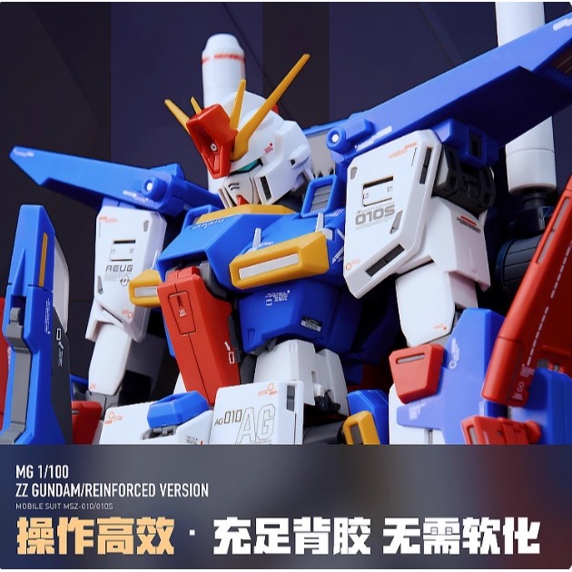 【Max模型小站】LNX MG 1/100 ZZ 强化组件 Var.ka 卡版ZZ 模型 高清 水貼(2張入)-細節圖4
