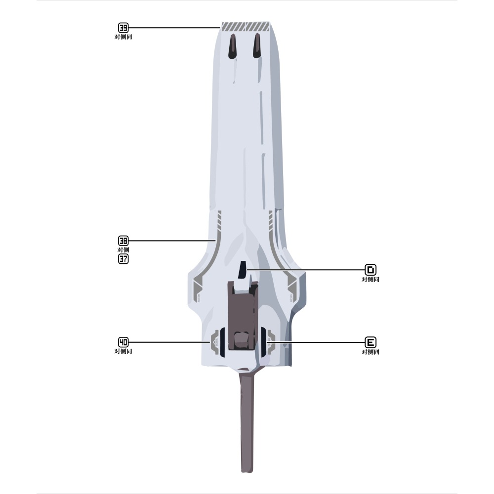 【Max模型小站】三紅領域 HG 戰騎 水星的魔女Schwarzette 螢光幻彩刻痕 水貼-細節圖7