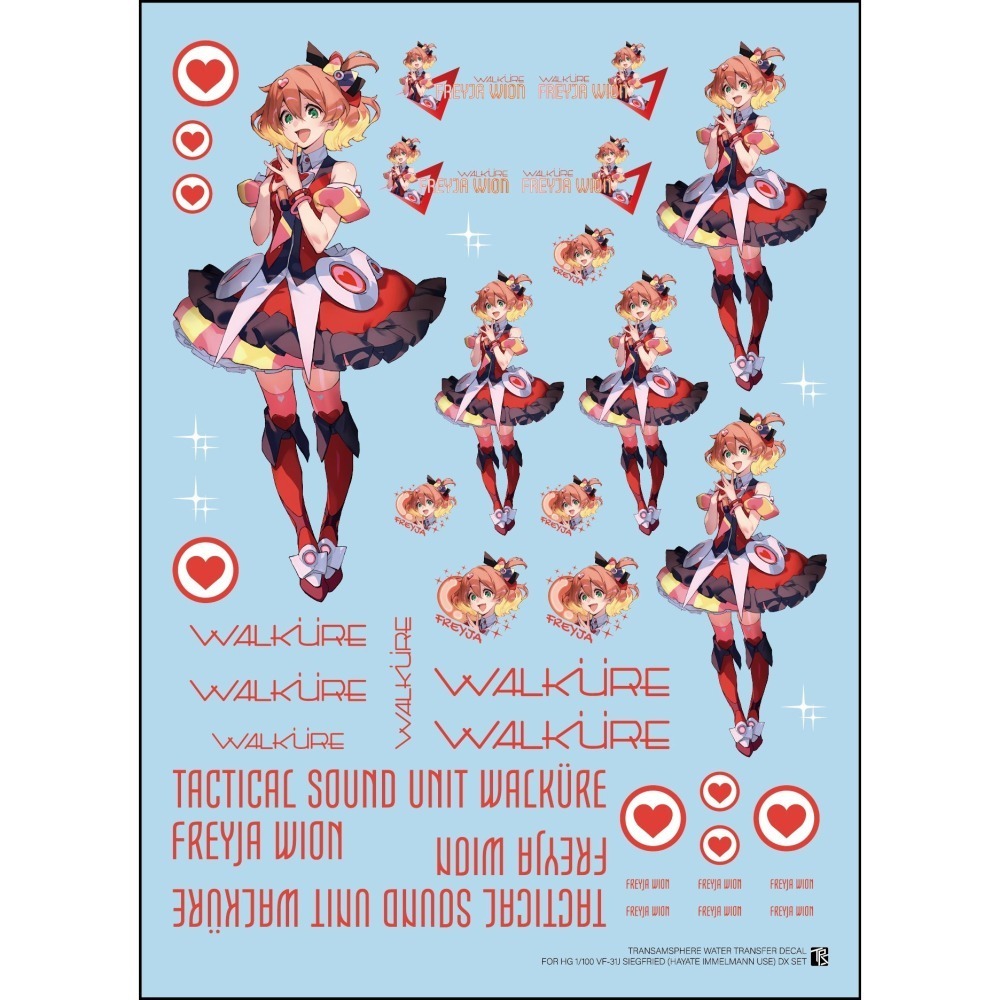 【Max模型小站】三紅領域 HG超時空要塞Macross VF-31J齊格飛 疾風機(痛機) 水貼-細節圖2