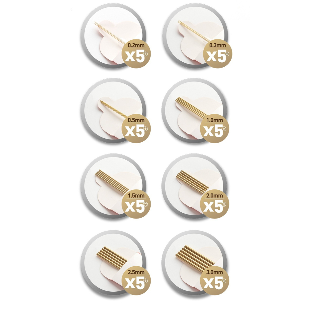 【Max模型小站】喵匠 模型打樁銅棒 模型改造骨架支撑銅管0.5-3.0MM直徑-細節圖5