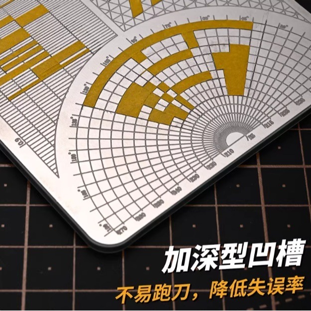 【Max模型小站】模式玩造 MS099 雙面切割墊板+模型遮蓋帶裁切不銹鋼板-細節圖2