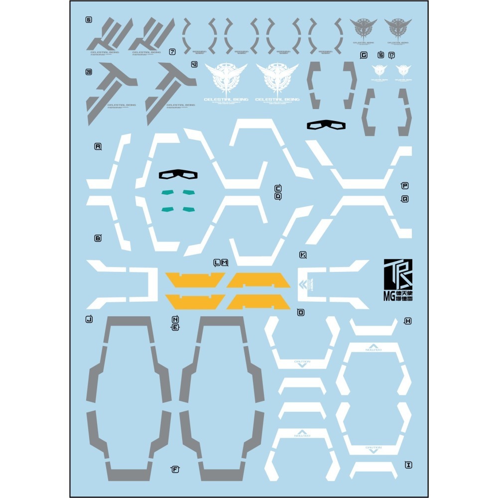 【Max模型小站】三紅領域 MG 1/100 德天使 雙靈 納德雷 提耶利亞 高清 水貼-細節圖3