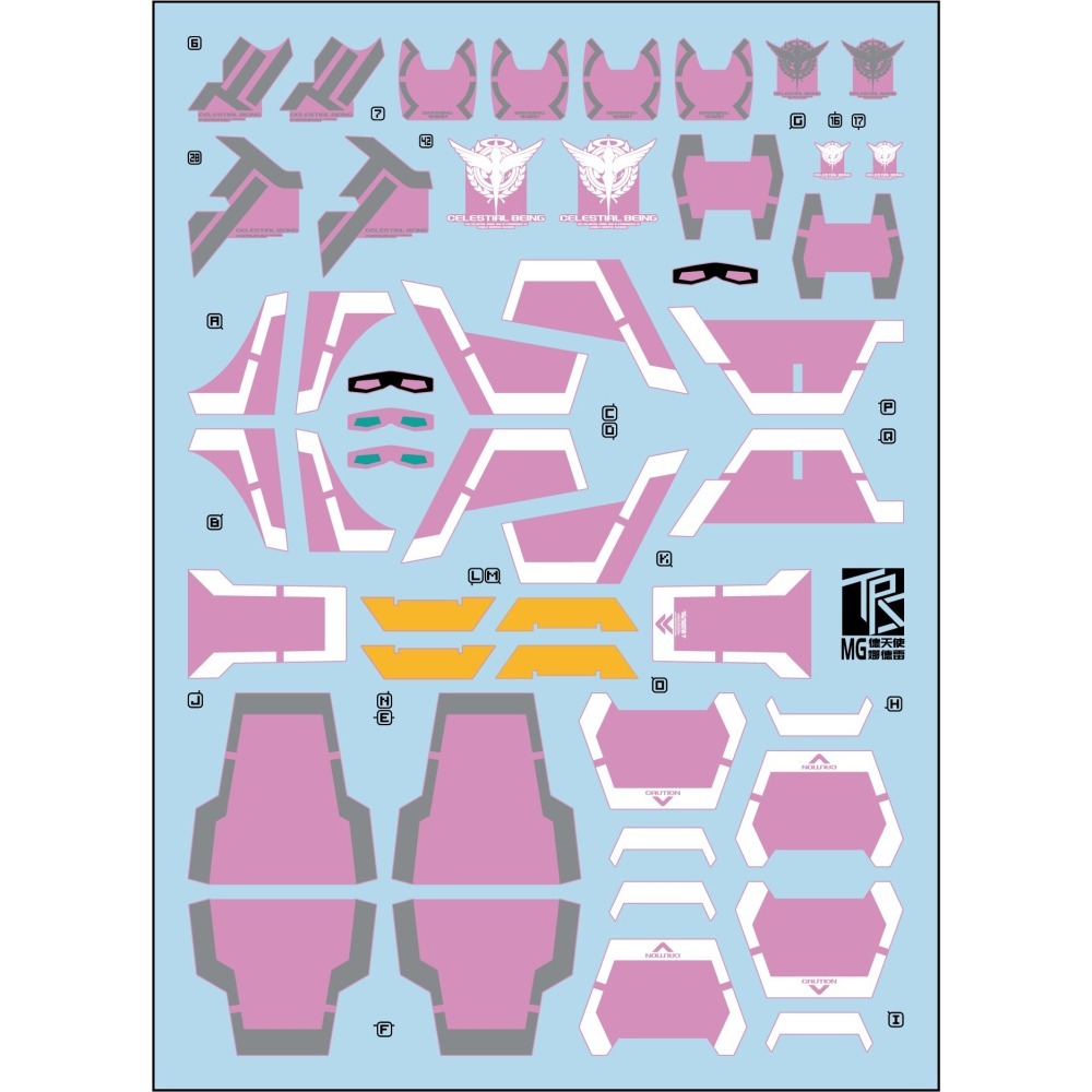 【Max模型小站】三紅領域 MG 1/100 德天使 雙靈 納德雷 提耶利亞 高清 水貼-細節圖4