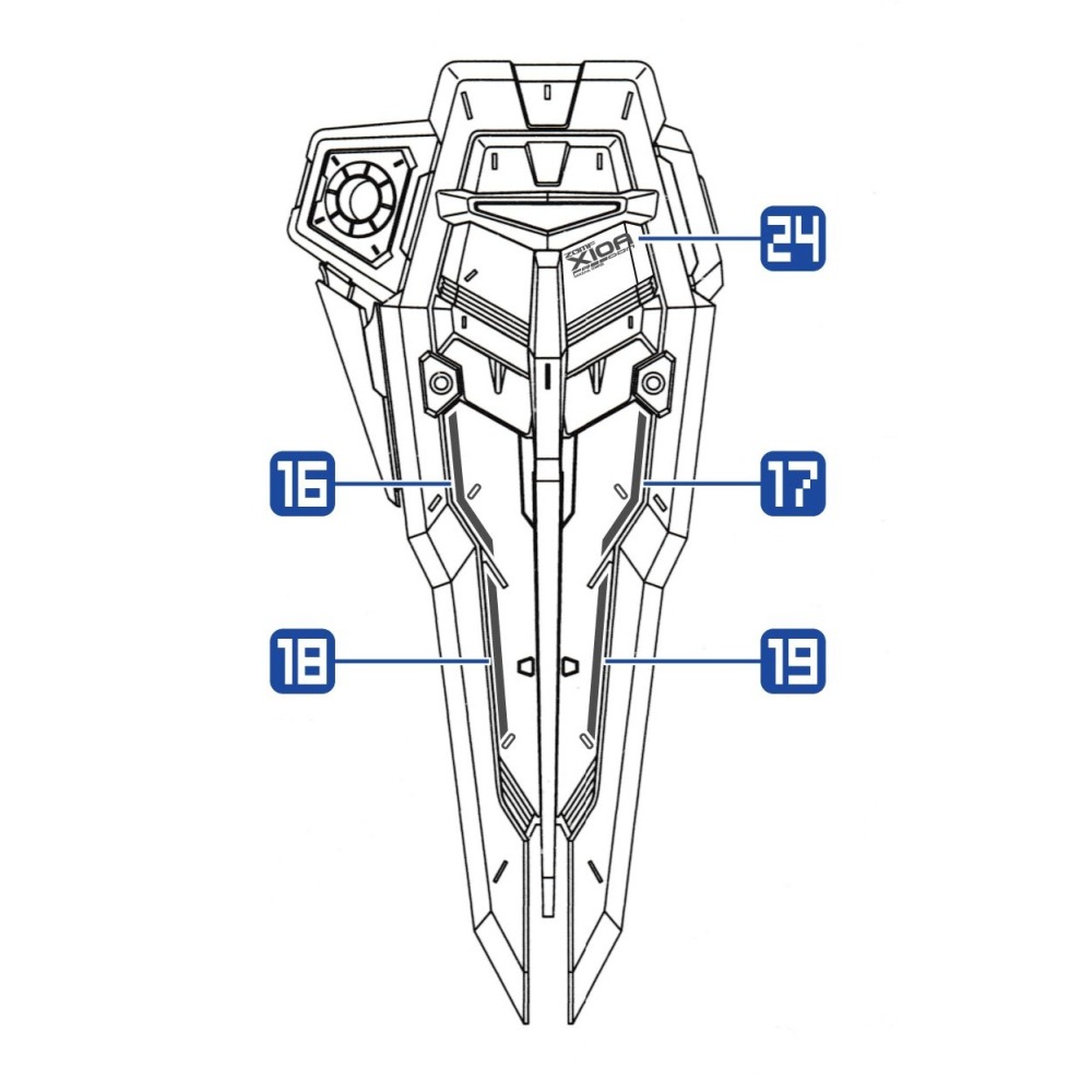 【Max模型小站】三紅領域 MG 自由 2.0 Freedom 鋼彈模型 追加設計 專用水貼-細節圖8
