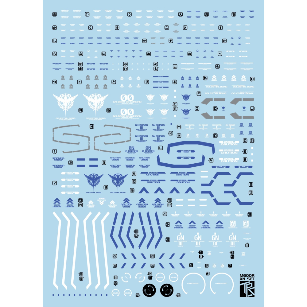 【Max模型小站】三紅領域 MG OOR XN斬擊组件 00XNRAISER 模型 水貼-細節圖2