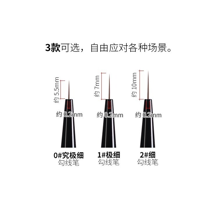 【Max模型小站】RAY的模型世界 勾線筆 特細鋼彈上色筆模型工具-細節圖2