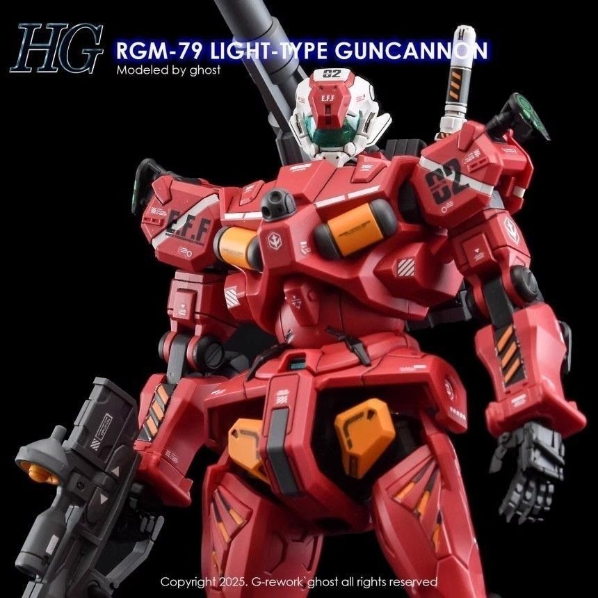 【Max模型小站】炎水貼 HG 1/144(121) 輕加農 塞拉 GQuuuuuuX跨時之戰 螢光水貼-細節圖5