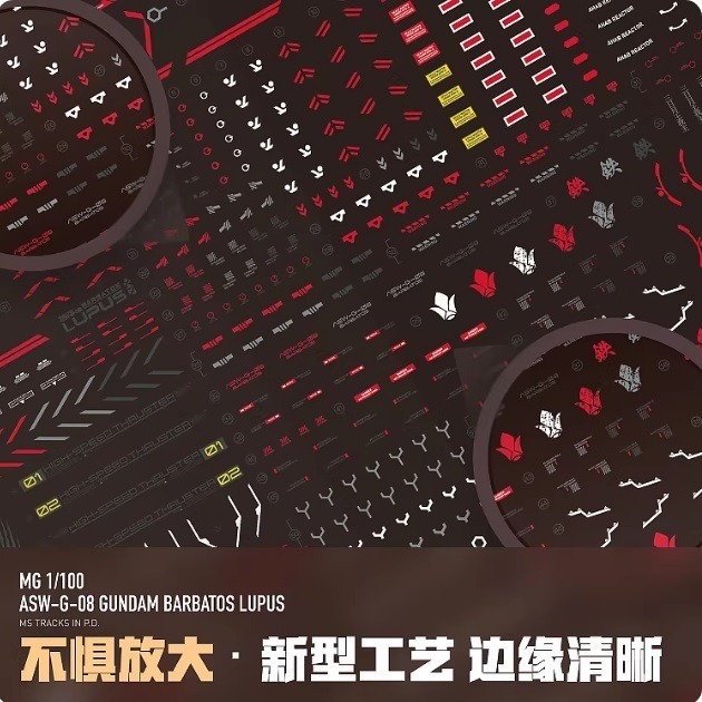 【Max模型小站】LNX MG 巴巴托斯 天狼座 鐵血 IBO 高清原創水貼-細節圖2