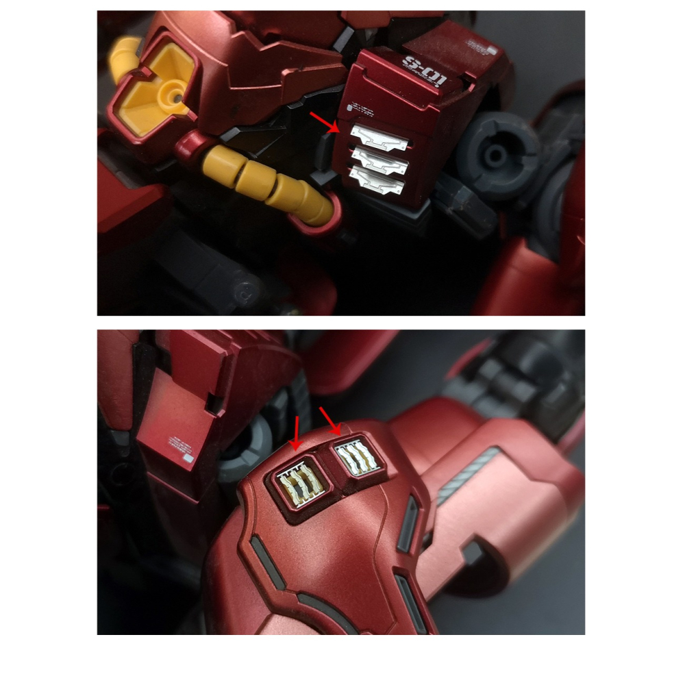 【Max模型小站】模式玩造 鋼彈機甲模型 金屬散氣 裝甲散氣 細節改造 蝕刻片MX系列(019-024)-細節圖6