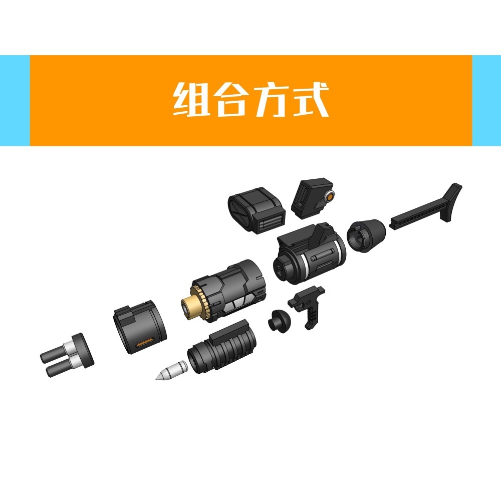 【Max模型小站】菲尼克斯 A-10 RG/HG 四管榴彈機槍 薩克模型3MM接口通用-細節圖3