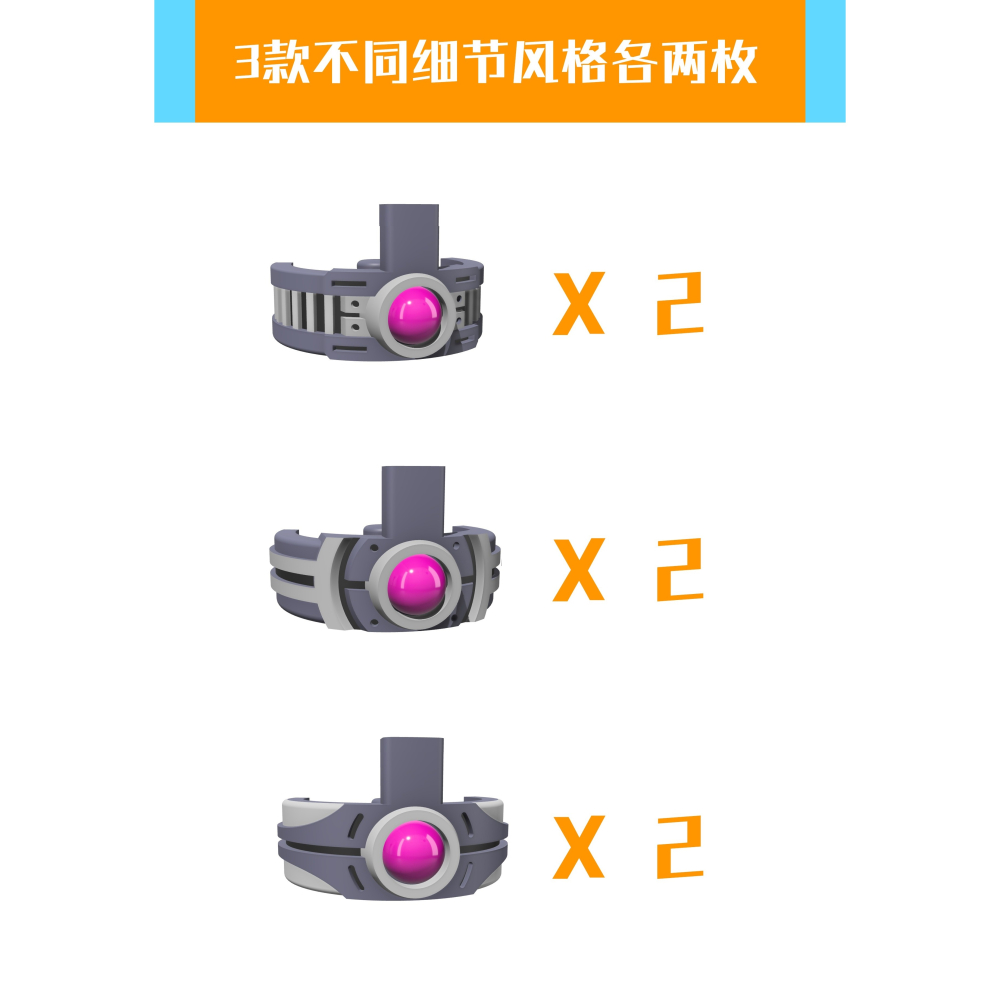 【Max模型小站】菲尼克斯 D-14 HG 1/144 祖鲁機體通用獨眼改件 監視器替換件-細節圖3