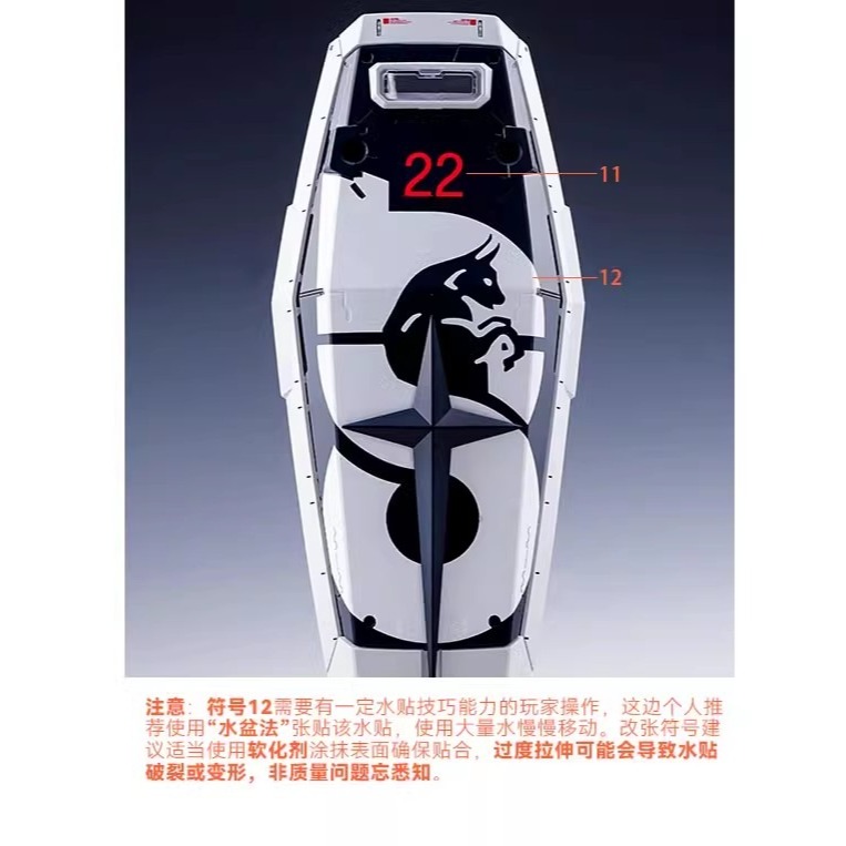 【Max模型小站】GUGU PGU 1/60 RX-78-2 元祖鋼彈F1配聯名塗裝.高精度水貼-細節圖7