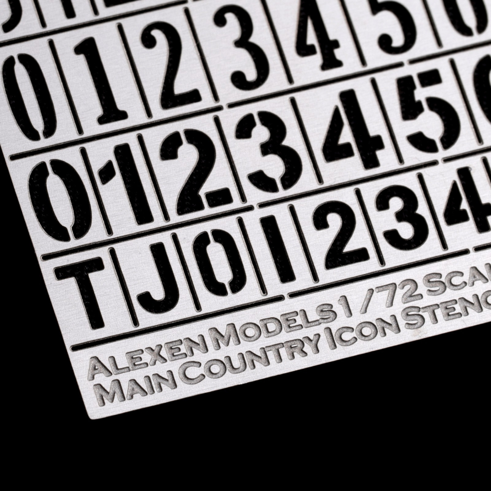 【Max模型小站】艾烈臣 AJ0039 1/72比例二戰德國國防軍美軍蘇軍標示數字漏噴-細節圖3