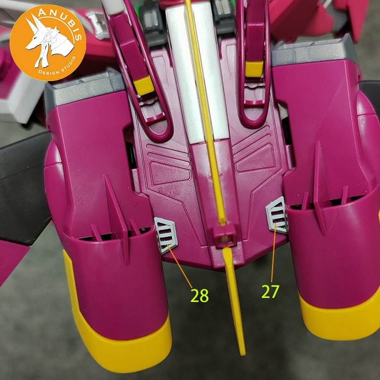 【Max模型小站】ANUBIS 阿努比斯 GP021 HG 新生版 無限正義 鋼彈細節補件-細節圖7