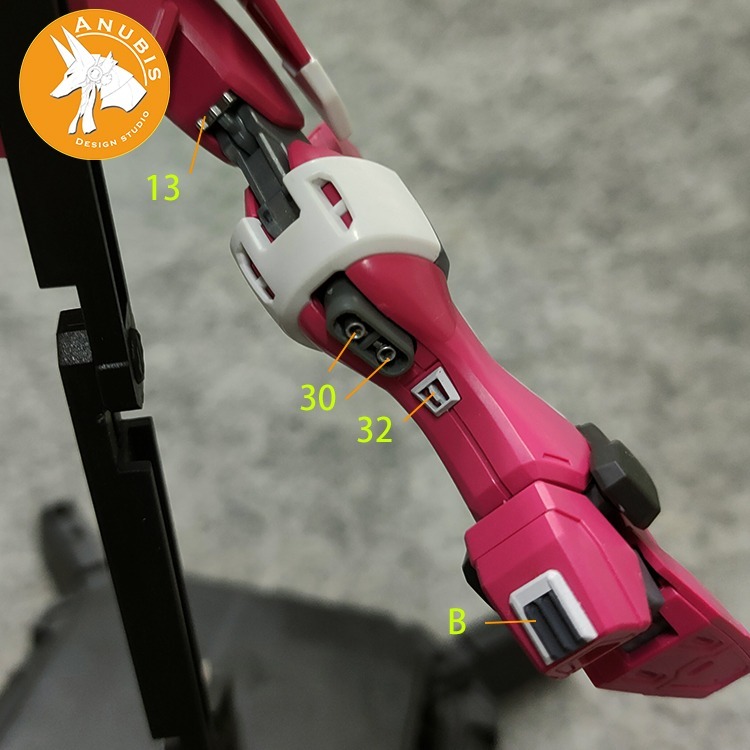 【Max模型小站】ANUBIS 阿努比斯 GP021 HG 新生版 無限正義 鋼彈細節補件-細節圖8