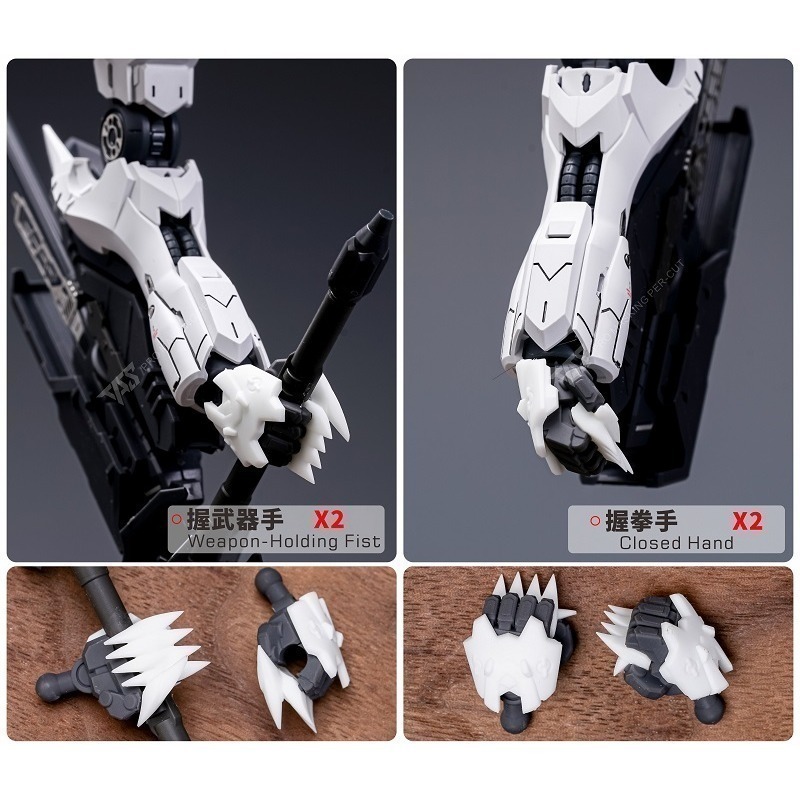 【Max模型小站】TAS沉迷者 MG天狼座 巴巴托斯 3D改件 造型手 模型細節改造-細節圖5