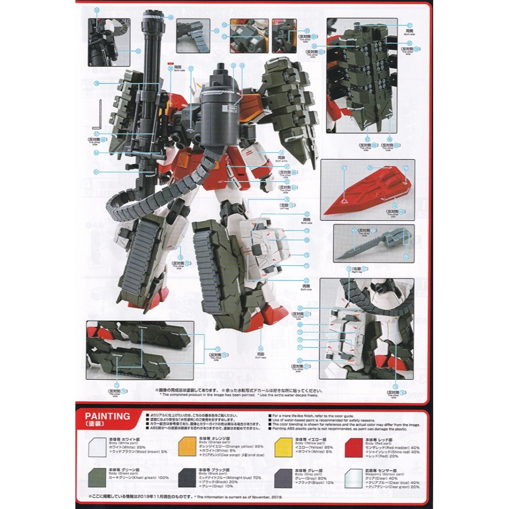 【Max模型小站】EVO MG(57) 1/100 重裝鋼彈刺蝟裝 螢光-細節圖5