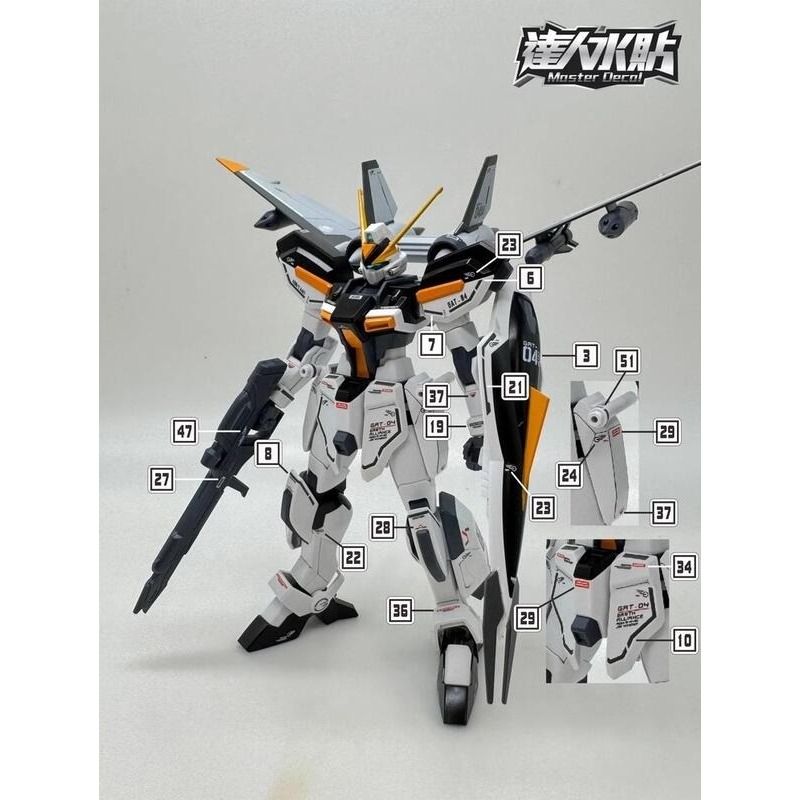 【Max模型小站】達人 (H030) HGUC 1/144 O.M.N.I.溫達姆+短劍量產型(2in1).螢光水貼-細節圖4