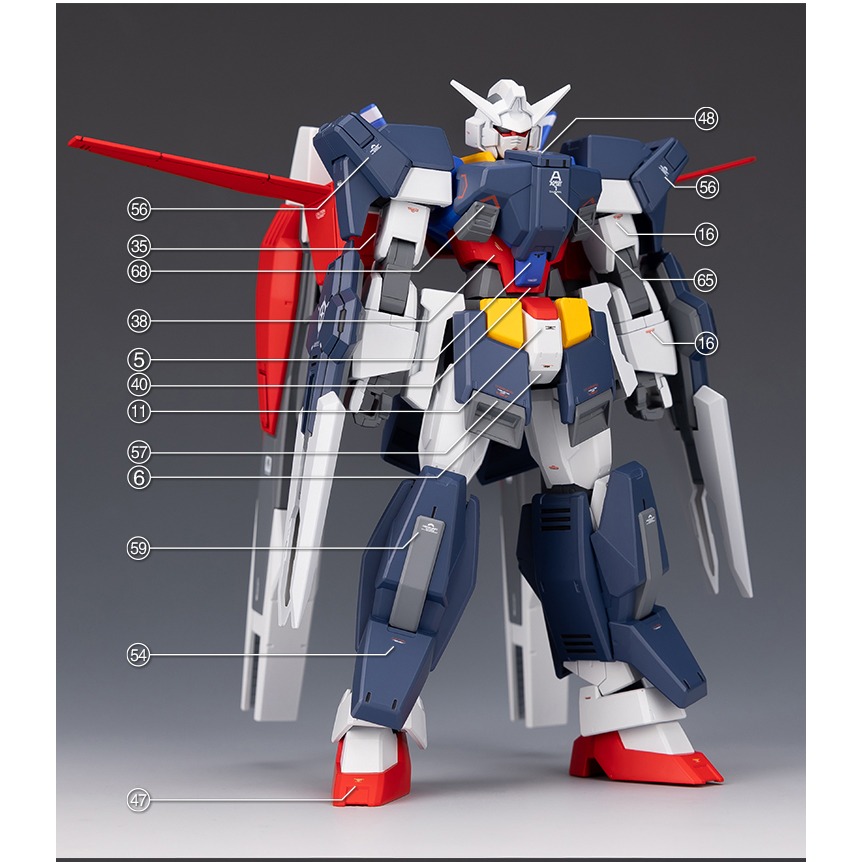 【Max模型小站】匠心社 HG 1/144 HG AGE-1 全裝備光輝型 水貼 [HGAGE035]-細節圖3