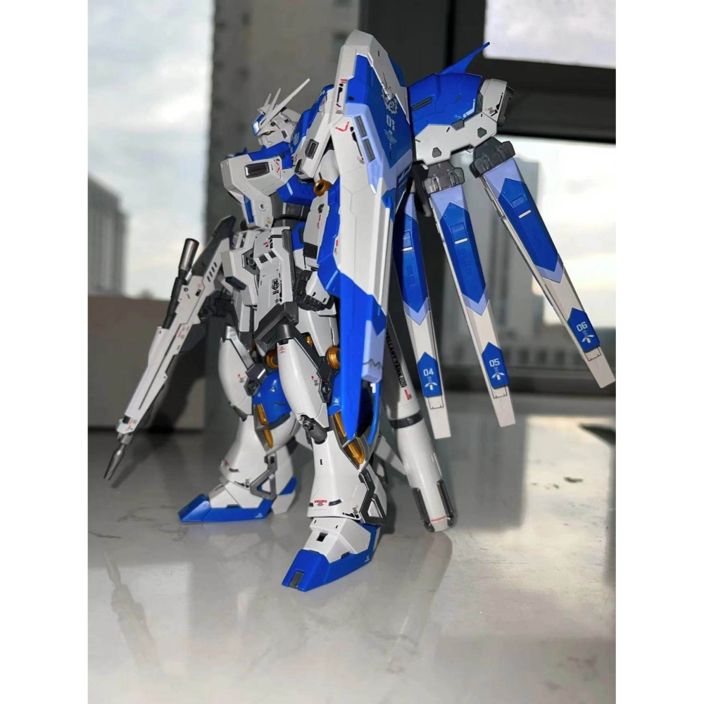 【Max模型小站】星域 RG 1/144 Hi-v海牛鋼彈.阿姆羅.米加粒子炮.高清版螢光水貼-細節圖3