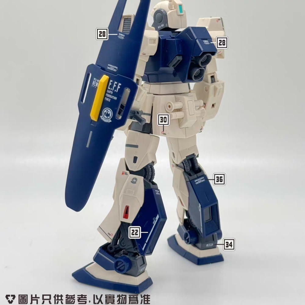 【Max模型小站】達人 (H138) 尼姆雷姆(沙漠) HGUC 1144 高清螢光水貼-細節圖4