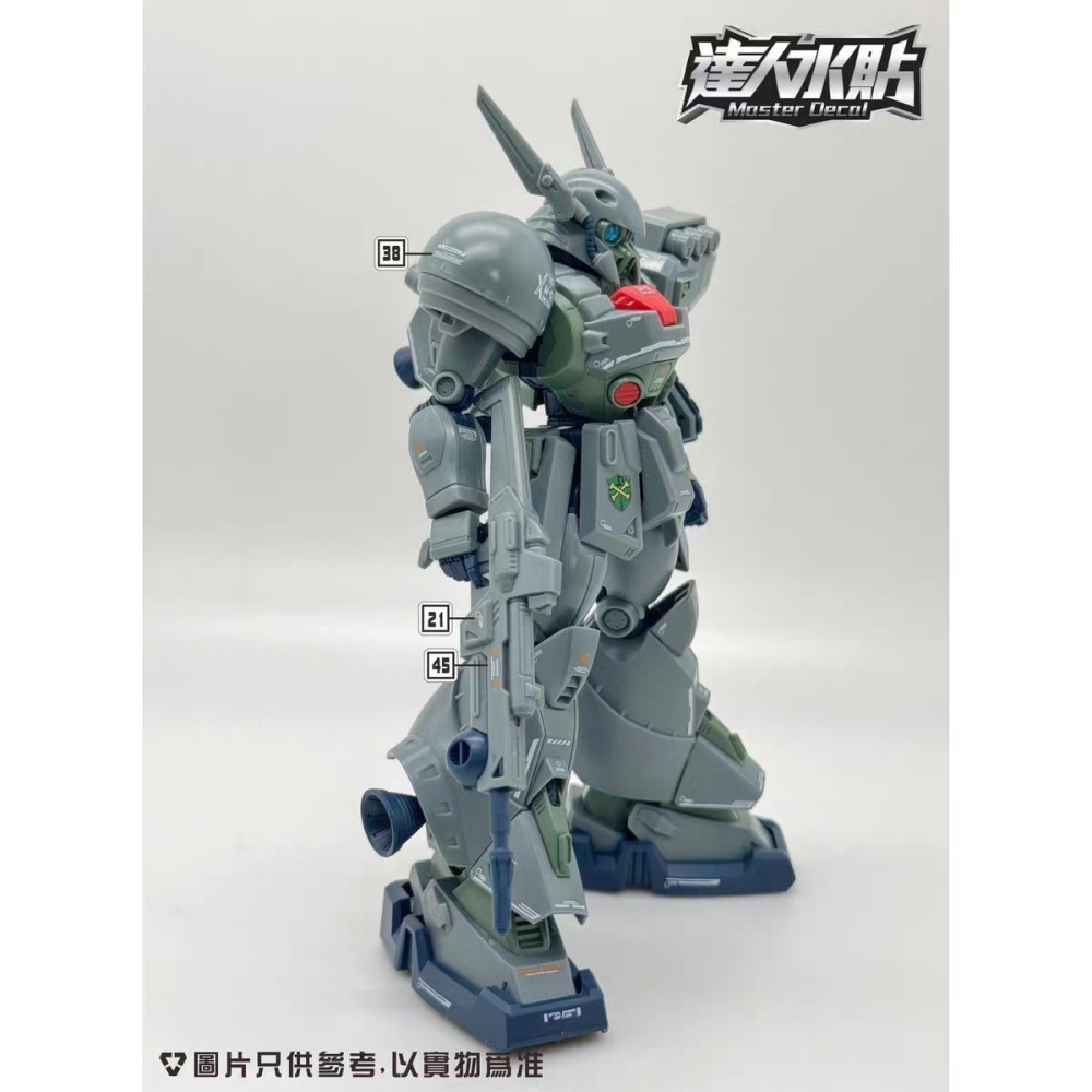 【Max模型小站】達人 (M011) PB RE 德南格 迪南-肯 1/100 高清螢光水貼-細節圖5