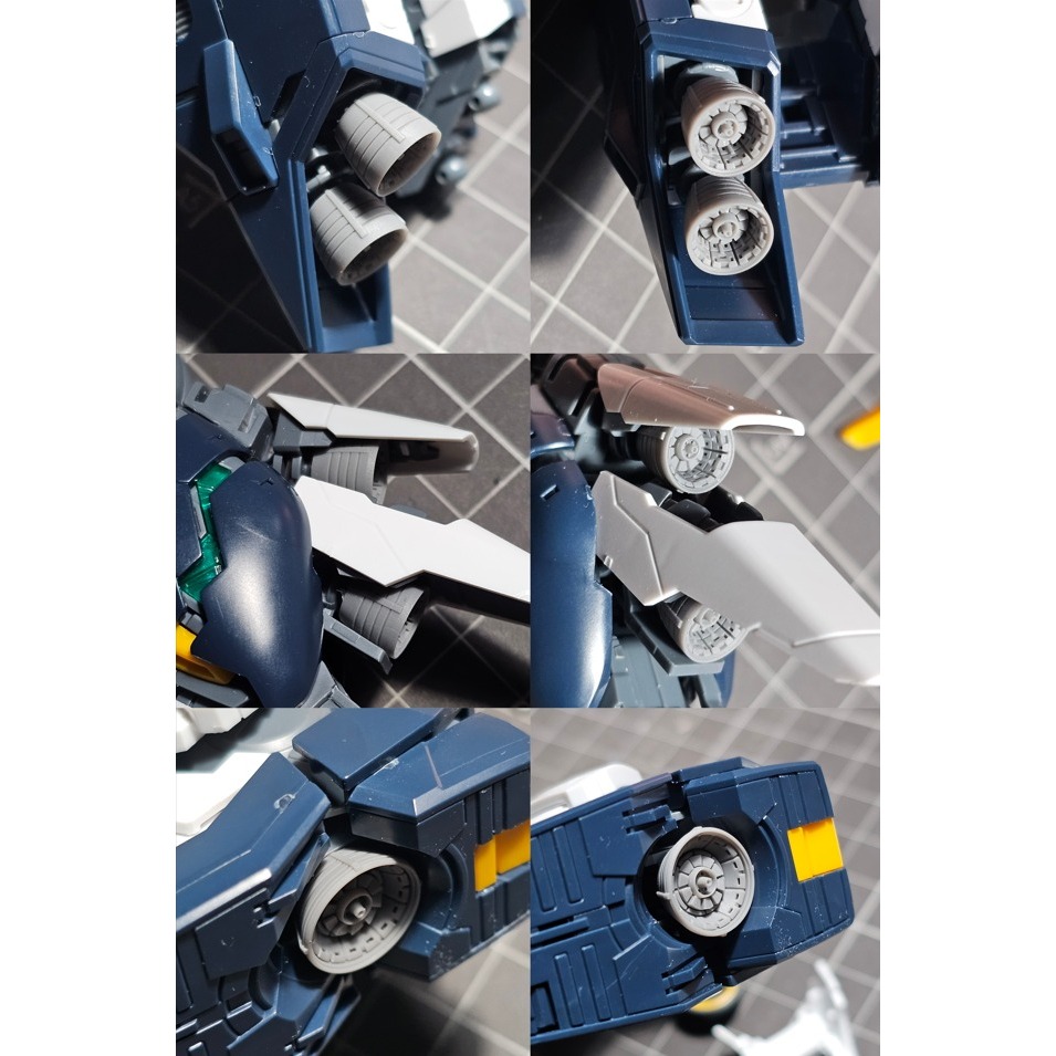 【Max模型小站】漫漫模玩 MG 1/100 牛鋼彈 卡牛 噴口 肩膀 細節改造補品-細節圖3