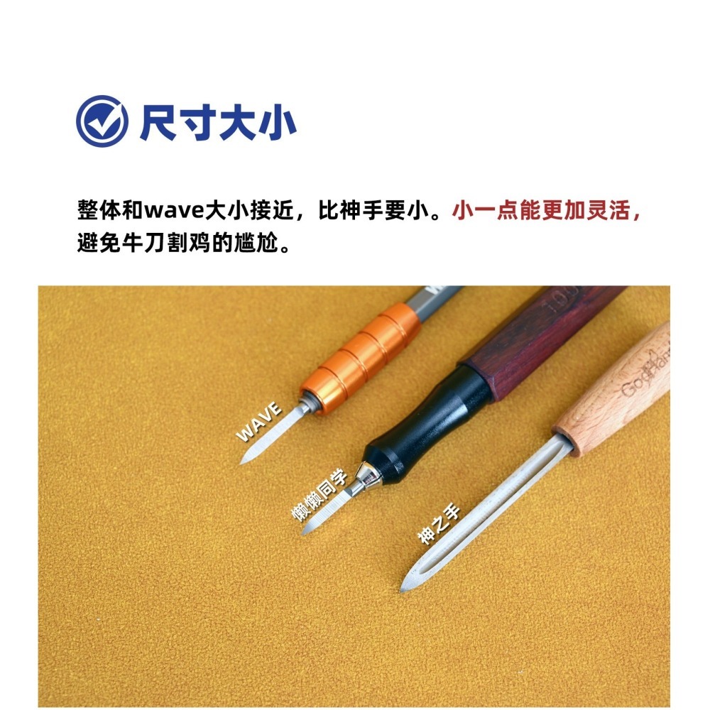 【Max模型小站】懶懶同學 鎢鋼三角刮刀 鋼彈戰錘軍事模型GK 作工具-細節圖4