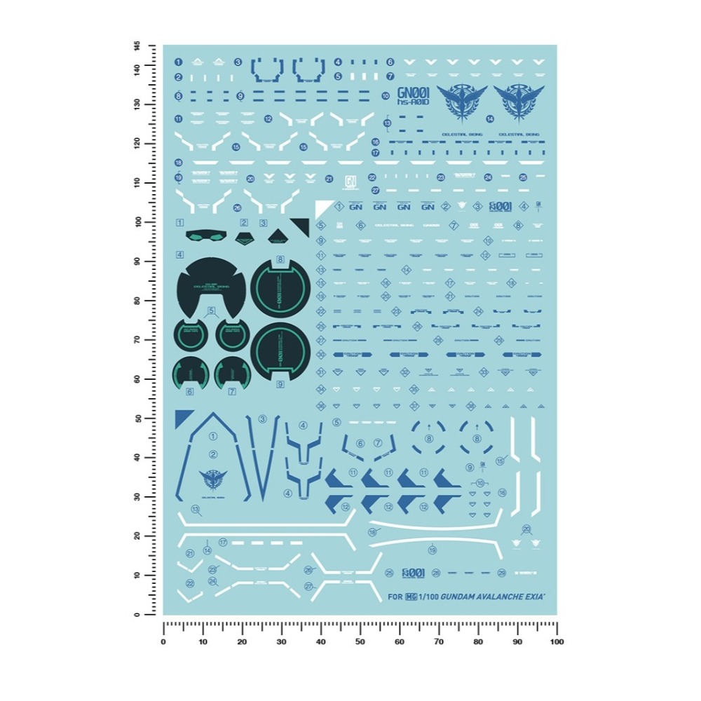 【Max模型小站】匠心社 MG 雪崩能天使 高精度水貼[MGEX122]-細節圖2