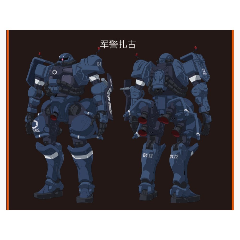 【Max模型小站】GUGU HG 1/144 吉庫艾克斯 跨世之戰 薩克系列 通用符號 高清水貼-細節圖5