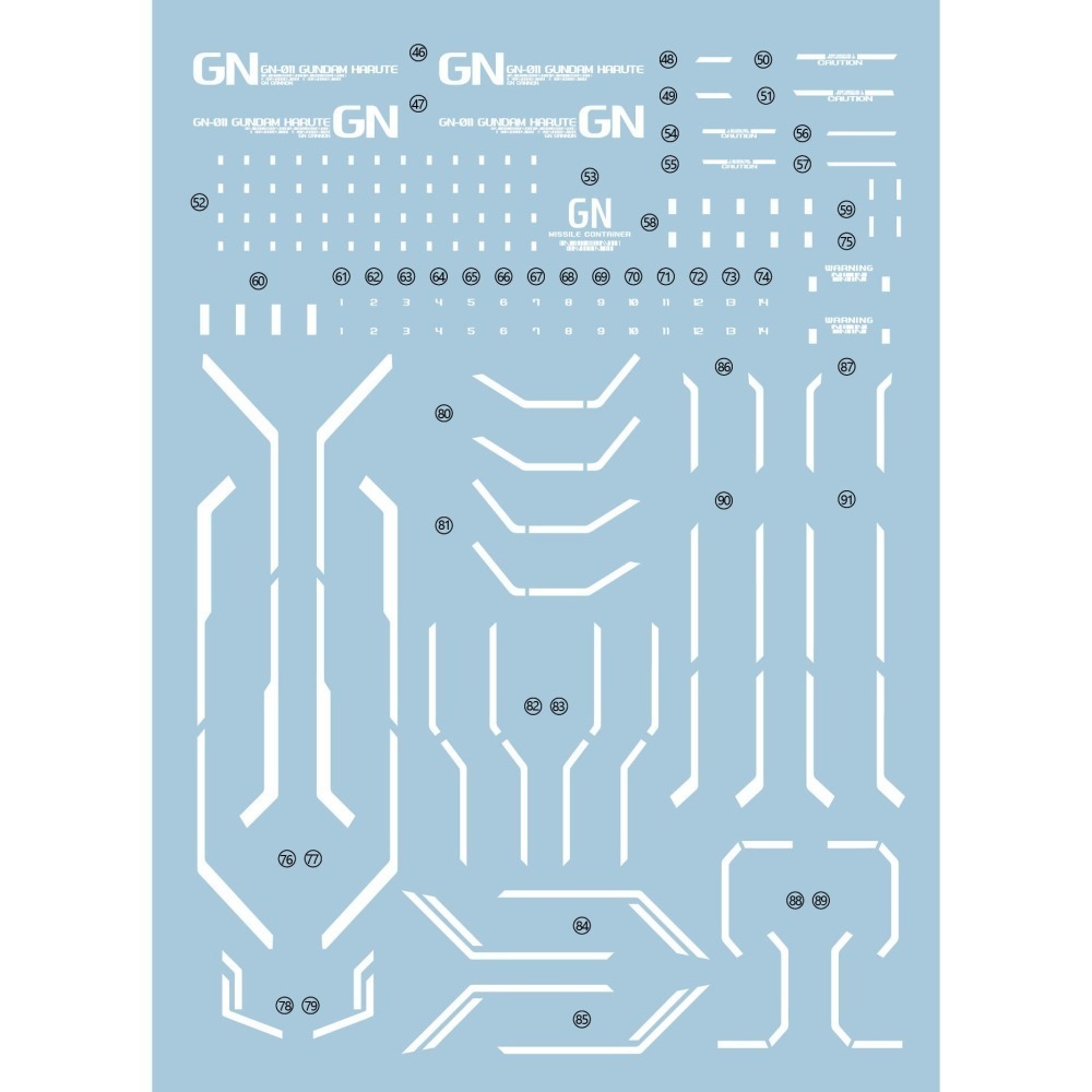 【Max模型小站】拾壹零 妖天使 1/100 鐵創 星淵 日曜 昊宇GK妖天使 MB式樣 水貼(4張入)-細節圖5