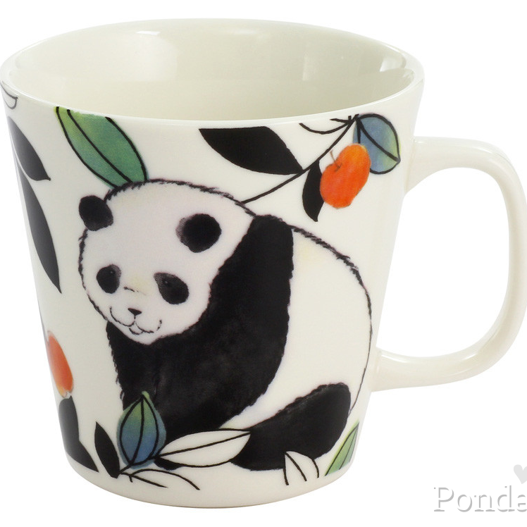 [現貨] 日本製 熊貓 陶瓷 馬克杯 貓熊 杯子 水杯 茶杯 送禮 禮物 禮品 交換禮物 生日禮物-細節圖2