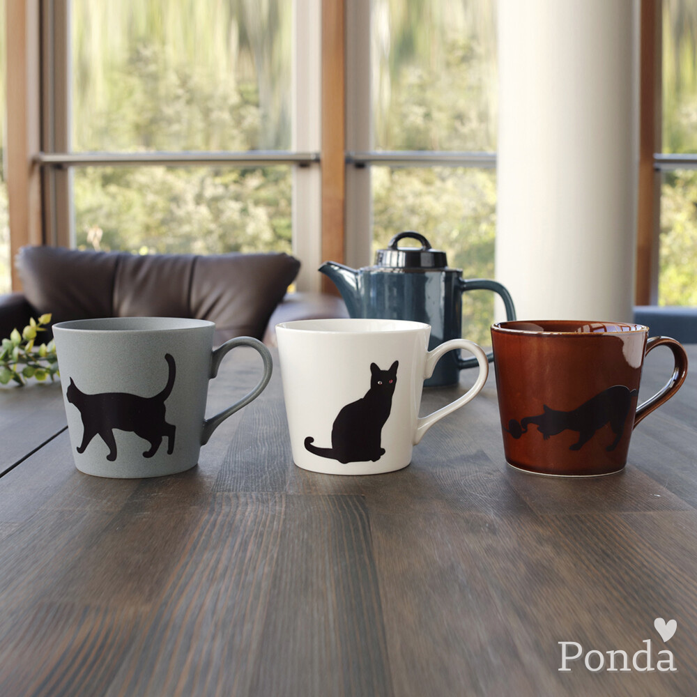 [現貨] 日本製 MARUMO TAKAGI 高木陶器 貓 溫感變色馬克杯 美濃燒 送禮 禮物 禮品-細節圖2