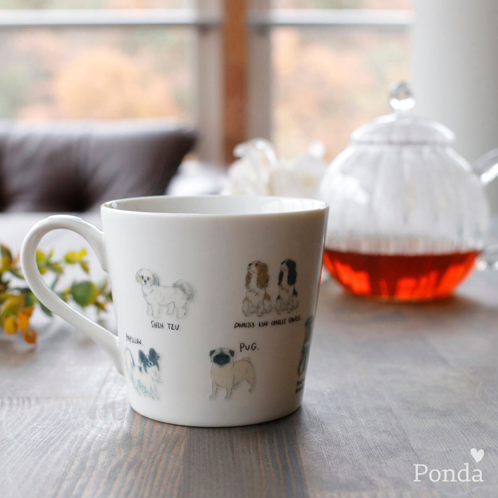 [現貨] 日本製 MARUMO TAKAGI 高木陶器 狗 溫感變色 馬克杯 美濃燒 杯子 茶杯 送禮 禮物 禮品-細節圖3