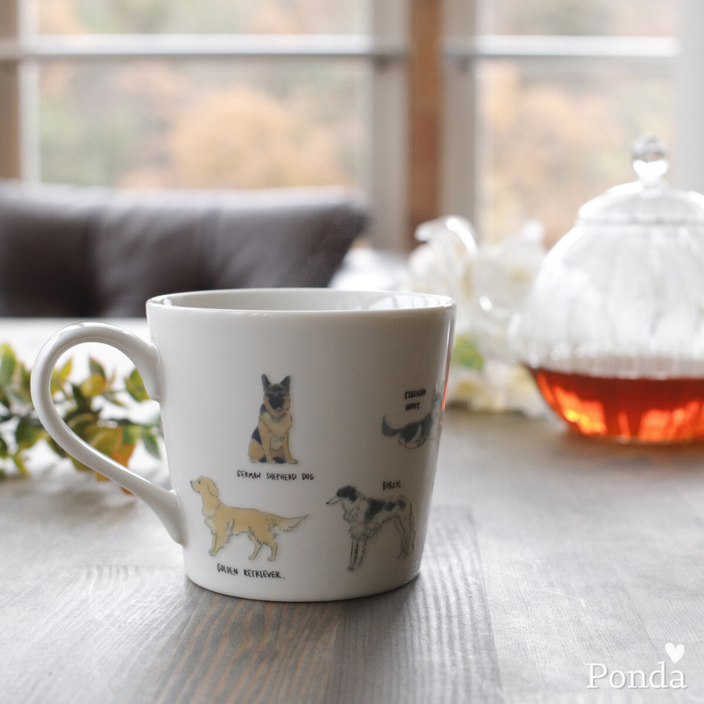 [現貨] 日本製 MARUMO TAKAGI 高木陶器 狗 溫感變色 馬克杯 美濃燒 杯子 茶杯 送禮 禮物 禮品-細節圖9