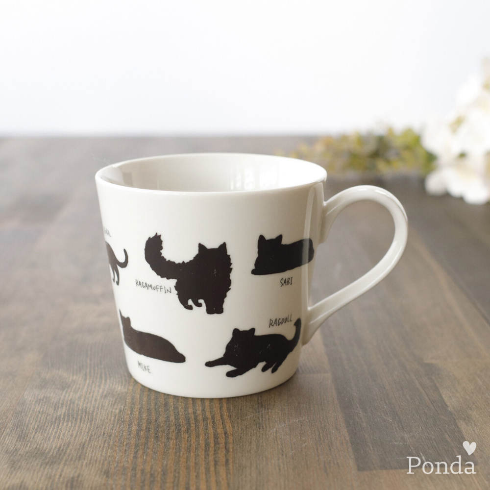 [現貨] 日本製 MARUMO TAKAGI 高木陶器 溫感變色馬克杯 多隻 貓咪 美濃燒 杯子 茶杯 送禮 禮物 禮品-細節圖3