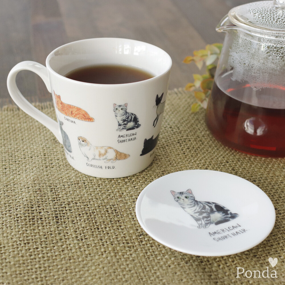 [現貨] 日本製 MARUMO TAKAGI 高木陶器 溫感變色馬克杯 多隻 貓咪 美濃燒 杯子 茶杯 送禮 禮物 禮品-細節圖10