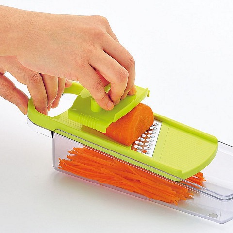 [現貨] Ponda 日本製 下村工業 多功能 安全 刨絲器組 切片器-細節圖2