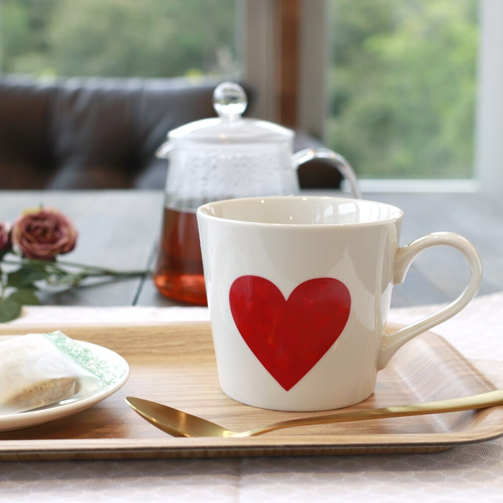 [現貨] Ponda 日本製 MARUMO TAKAGI 高木陶器 愛心 溫感變色馬克杯 美濃燒 送禮 禮物 禮品-細節圖2