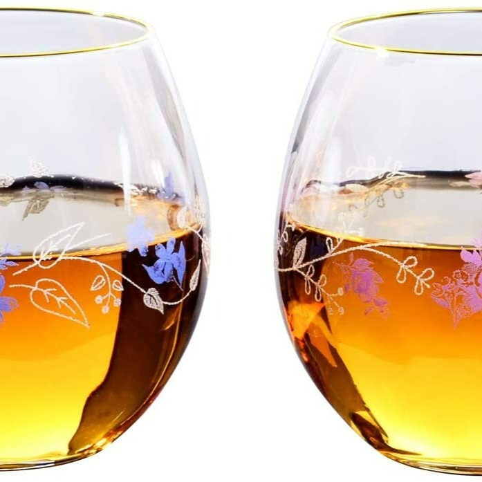 [現貨] Ponda 日本製 Toyo-Sasaki Glass 藍星 玫瑰 玻璃杯 2件組 杯子 送禮 禮物 禮品-細節圖4