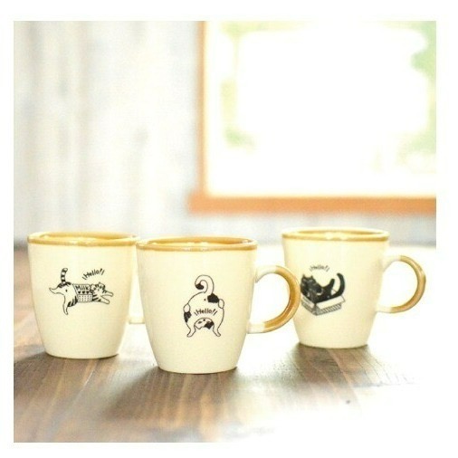 [現貨] Ponda 日本製 KAKUNI 可愛貓屁屁 貓咪 馬克杯 美濃燒 杯子 送禮 禮物 禮品-細節圖9